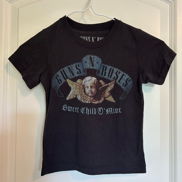 Guns N' Roses Other - Black Guns and Roses band Kids T-Shirt